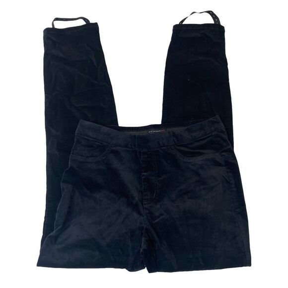 Isaac Mizrahi Special Edition Velvet Pull-On Stirrup Pants Sz 8 - Picture 5 of 13
